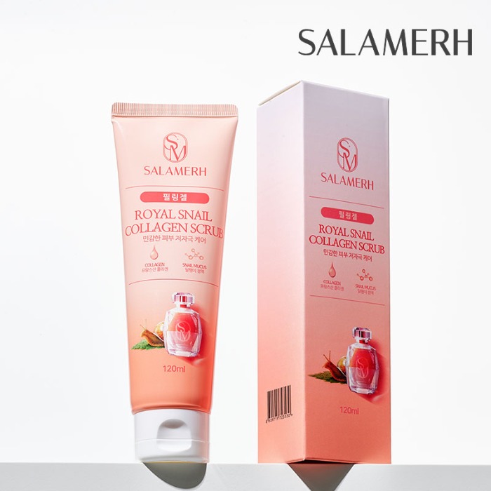 [살라메르] 로얄스네일 콜라겐 달팽이 필링젤 120ml x 2개